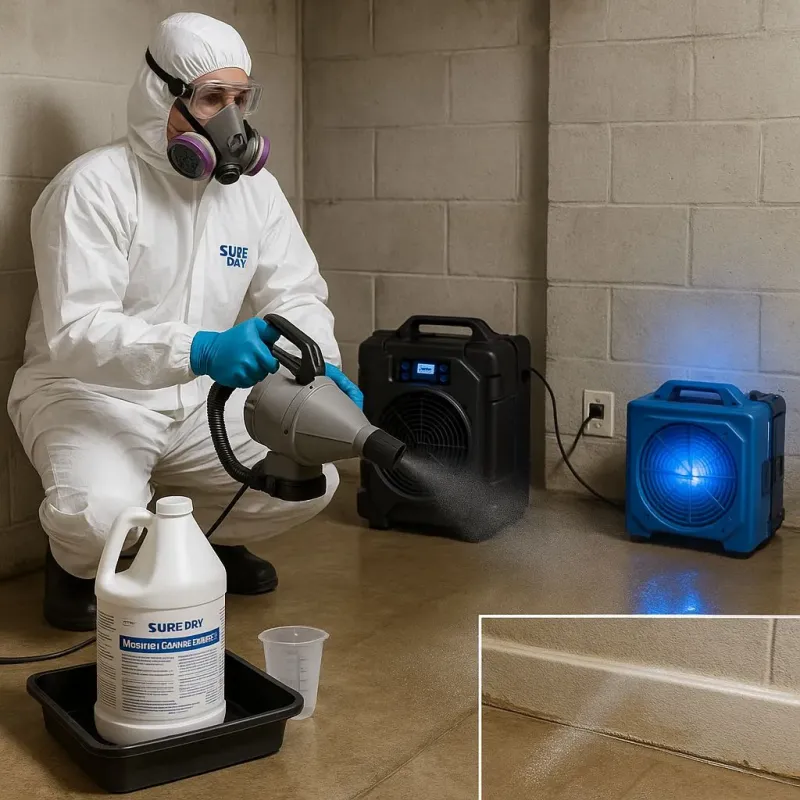 Sanitization and Odor Removal process in Downingtown, PA